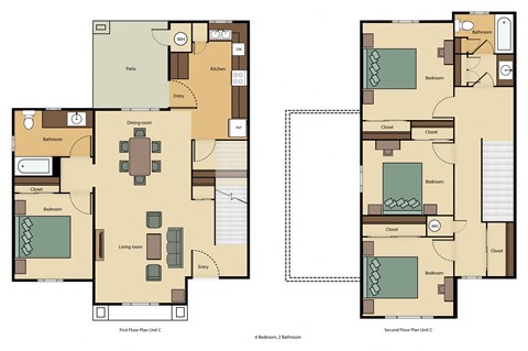 Lemon Hill Four Bedroom Floor Plan